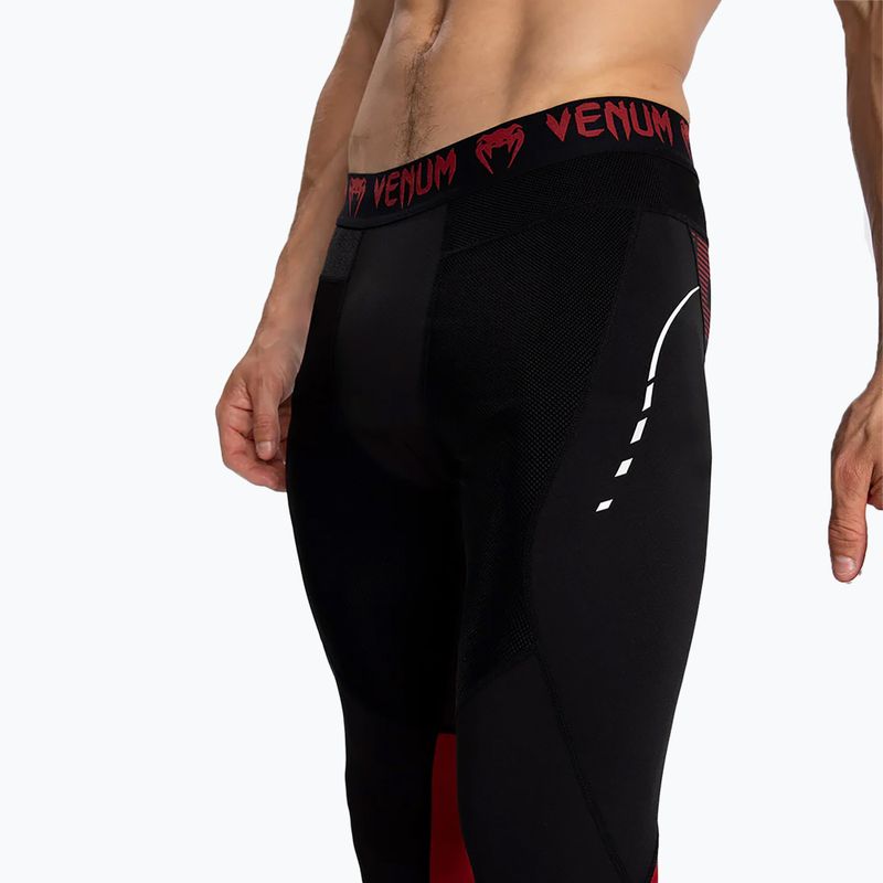 Ανδρικό κολάν Venum Adrenaline Spats black/red 4