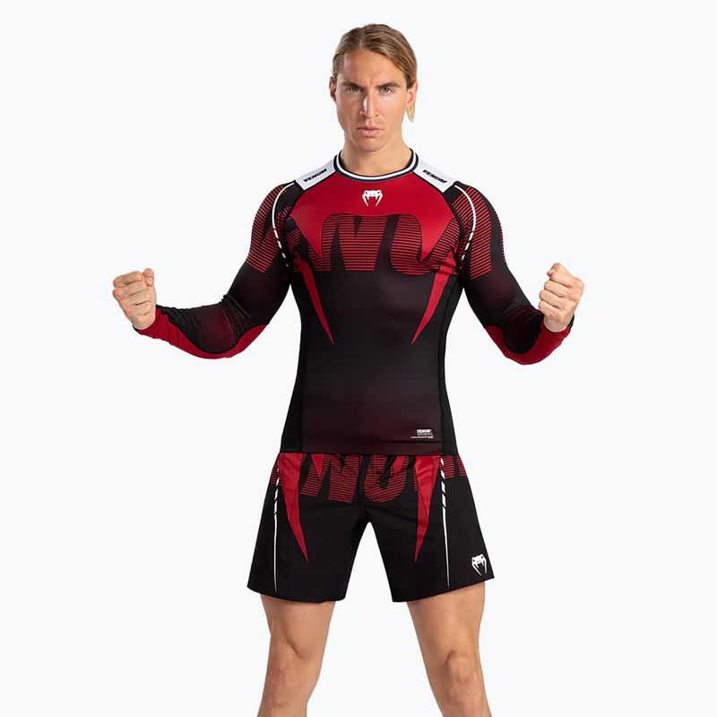 Ανδρικό μακρυμάνικο Venum Adrenaline Rashguard black/red