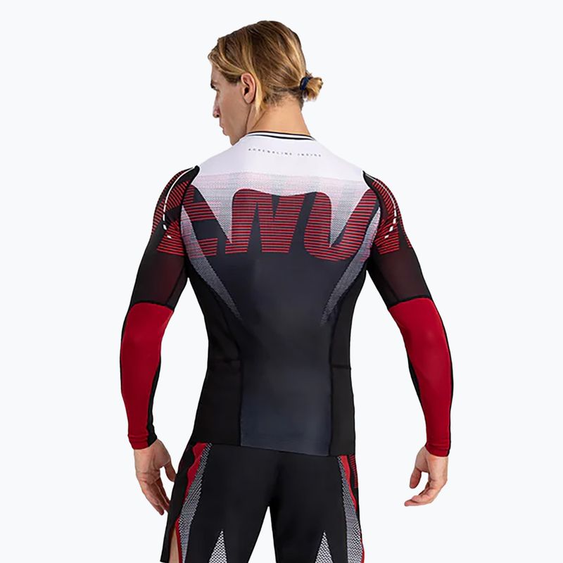 Ανδρικό μακρυμάνικο Venum Adrenaline Rashguard black/red 3