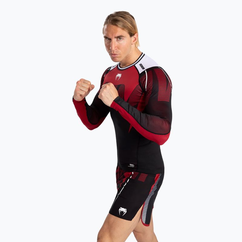 Ανδρικό μακρυμάνικο Venum Adrenaline Rashguard black/red 5