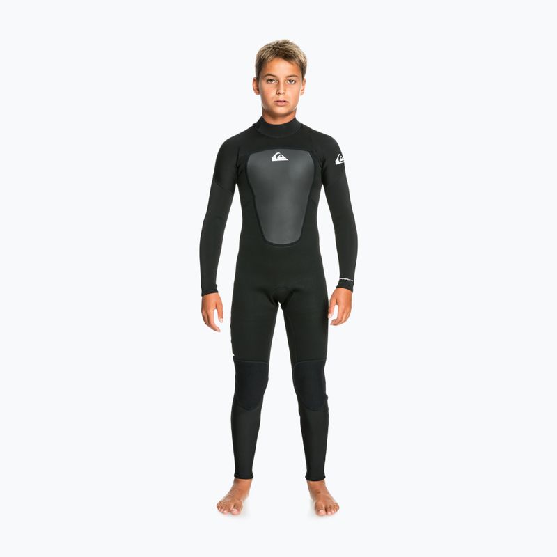 Quiksilver Fullsuit Prologue 3/2 mm Παιδικός αφρός κολύμβησης Μαύρο EQBW103076-KVD0