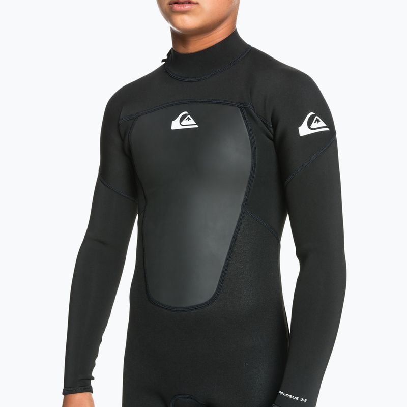 Quiksilver Fullsuit Prologue 3/2 mm Παιδικός αφρός κολύμβησης Μαύρο EQBW103076-KVD0 3