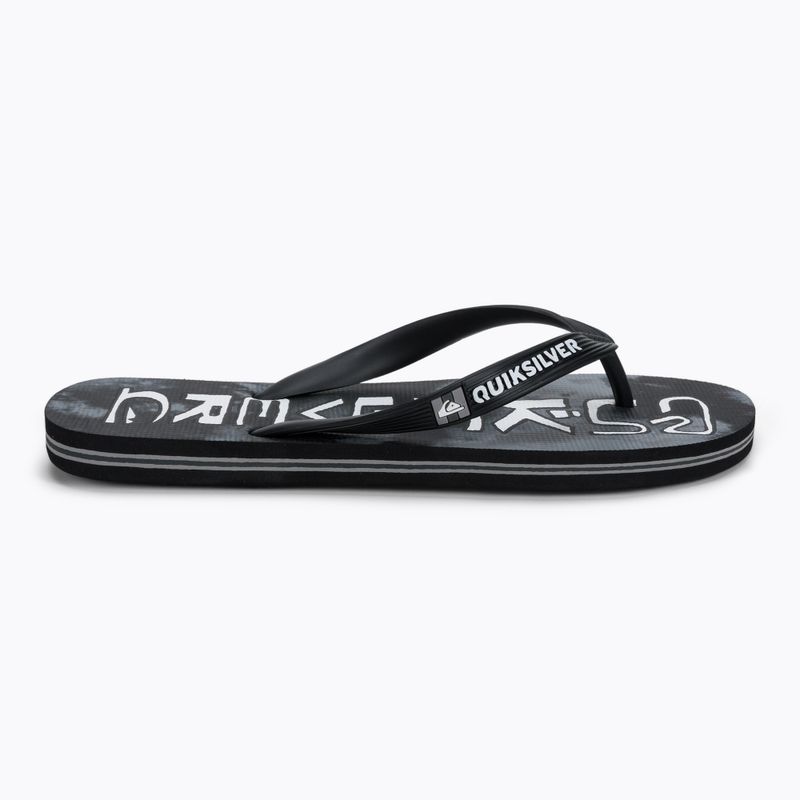 Ανδρικές σαγιονάρες Quiksilver Molokai Acid Drop black 2