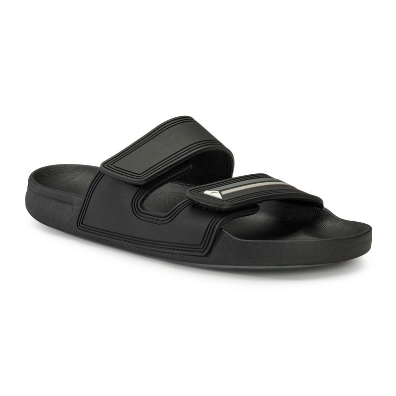 Ανδρικές παντόφλες Quiksilver Rivi Double Adjust black/grey/black