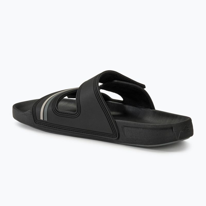 Ανδρικές παντόφλες Quiksilver Rivi Double Adjust black/grey/black 3