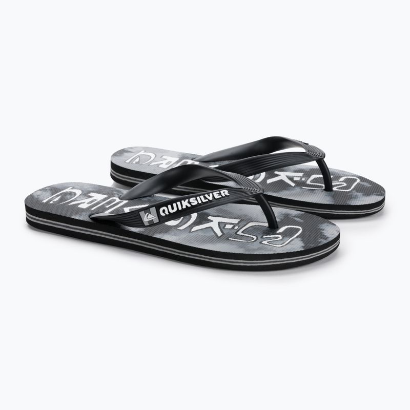 Παιδικές σαγιονάρες Quiksilver Molokai Acid Drop black 5