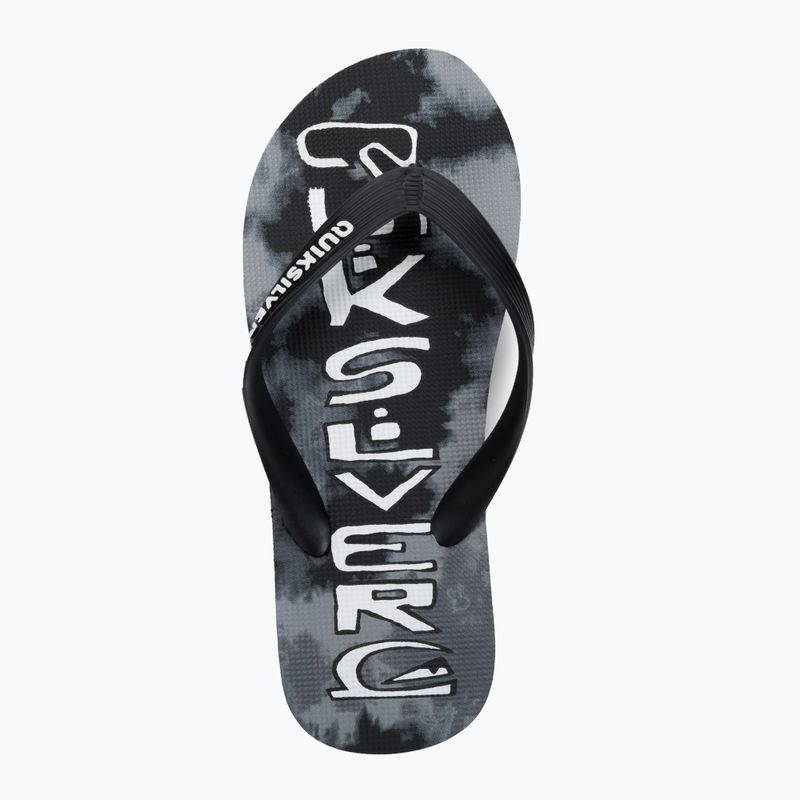 Παιδικές σαγιονάρες Quiksilver Molokai Acid Drop black 6