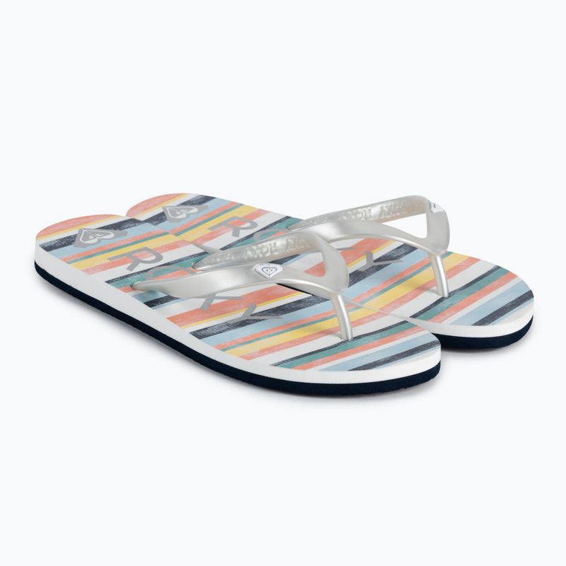 Παιδικές σαγιονάρες ROXY Tahiti VII 2021 stripe citrus/olmpian blue 5