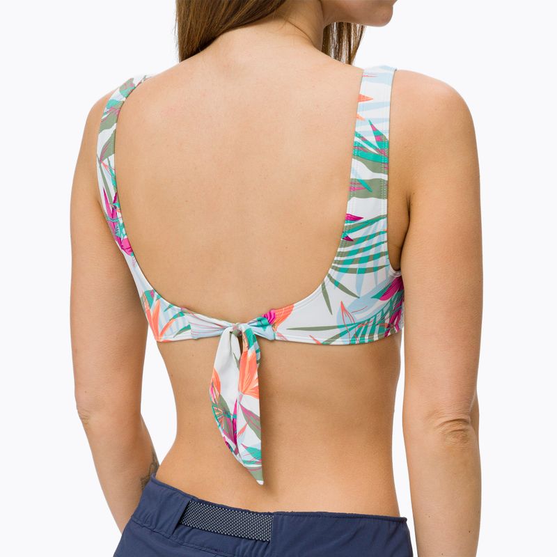 Μπλούζα μαγιό ROXY Beach Classics Elongated Triangle 2021 bright white/floral of paradis 3