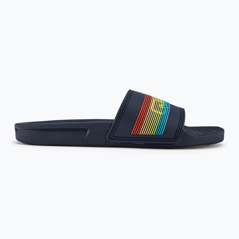 Ανδρικές σαγιονάρες Quiksilver Rivi Wordmark Slide blue 2