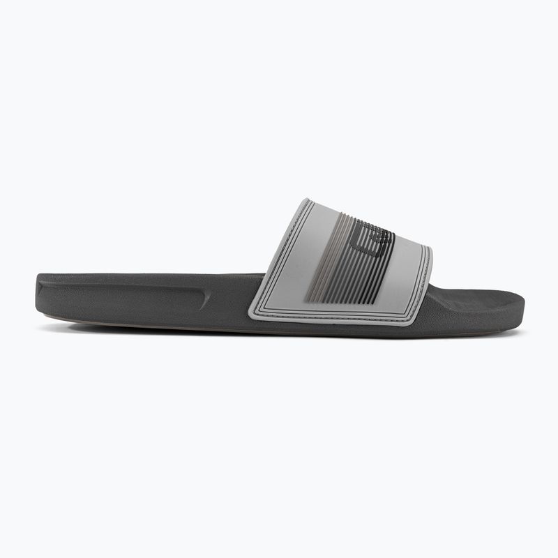 Ανδρικές σαγιονάρες Quiksilver Rivi Wordmark Slide grey 2