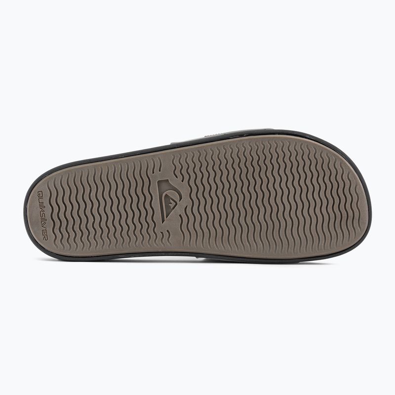 Ανδρικές σαγιονάρες Quiksilver Rivi Wordmark Slide grey 5