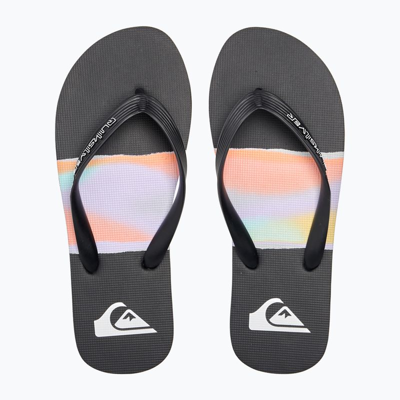 Ανδρικά σανδάλια Quiksilver Molokai Airbrushed μαύρα AQYL101317 4