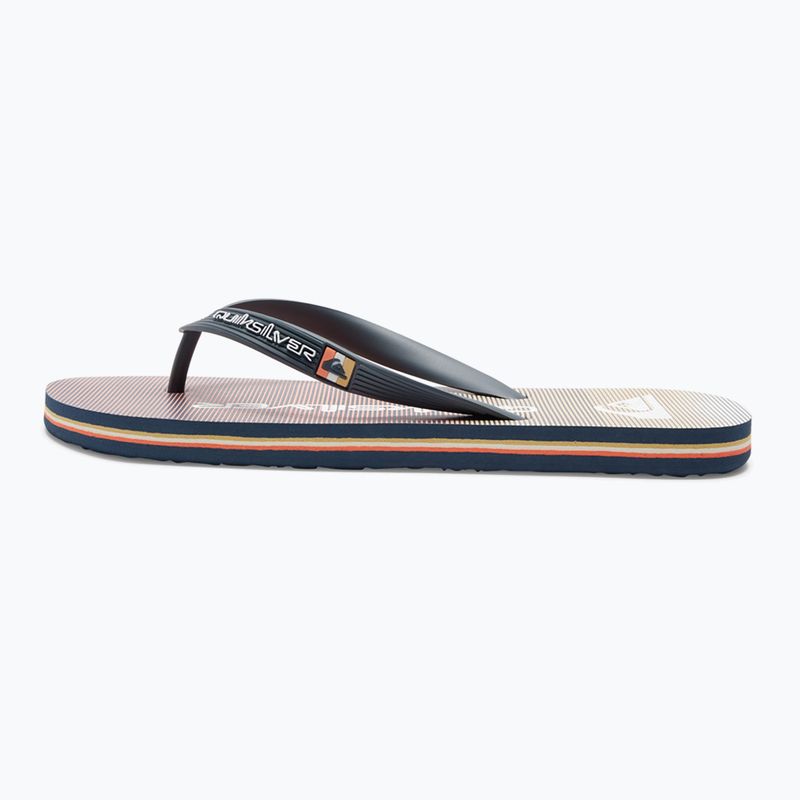 Ανδρικές σαγιονάρες Quiksilver Molokai Massive grey/orange/grey 11