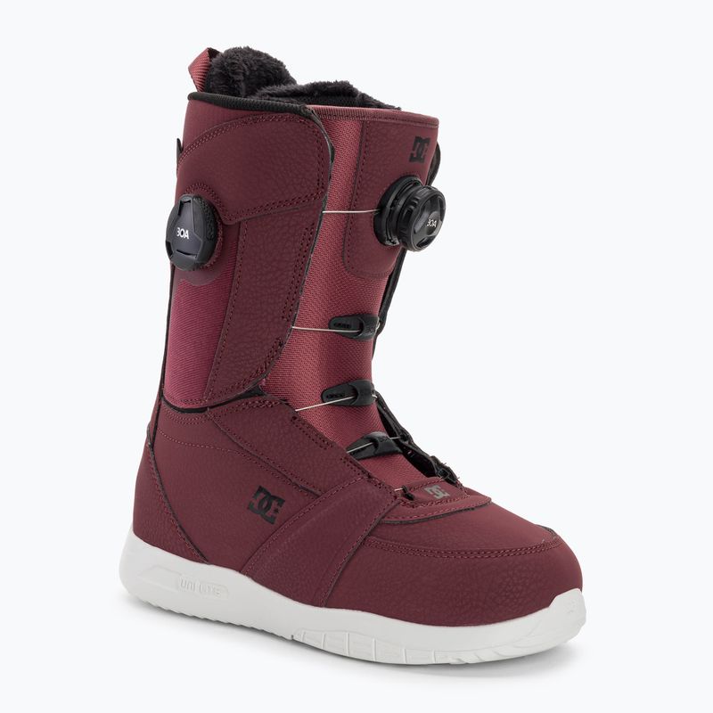 Γυναικείες μπότες snowboard DC Lotus wine/black