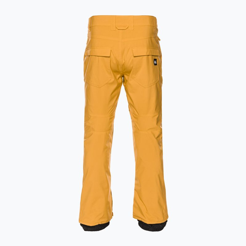 Ανδρικό παντελόνι snowboard Quiksilver Estate mineral yellow 2