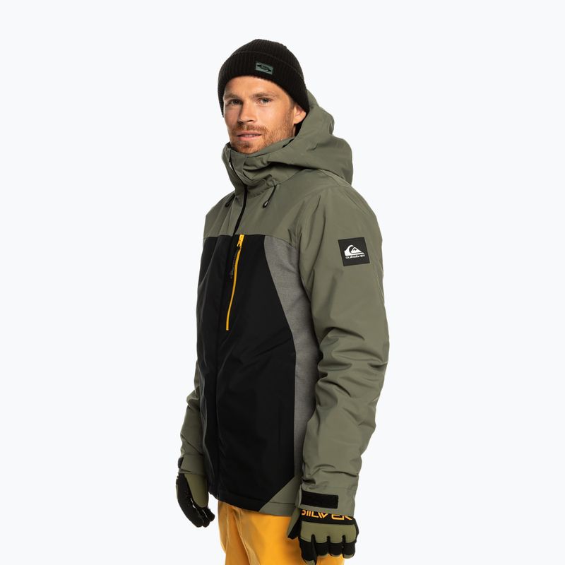 Quiksilver Mission Plus ανδρικό μπουφάν snowboard true black 2