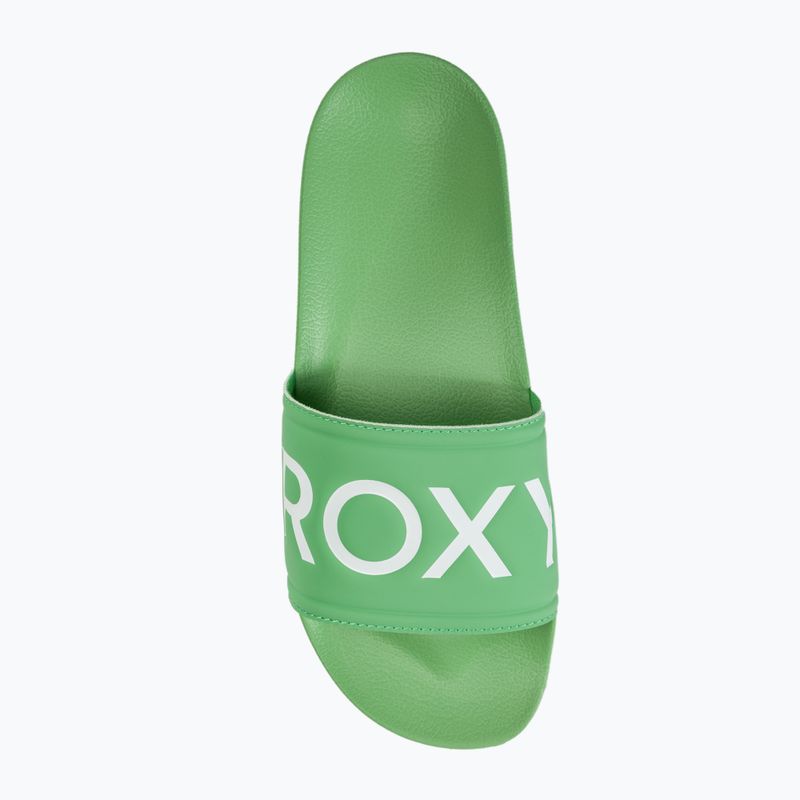 Γυναικείες παντόφλες ROXY Slippy II green 5