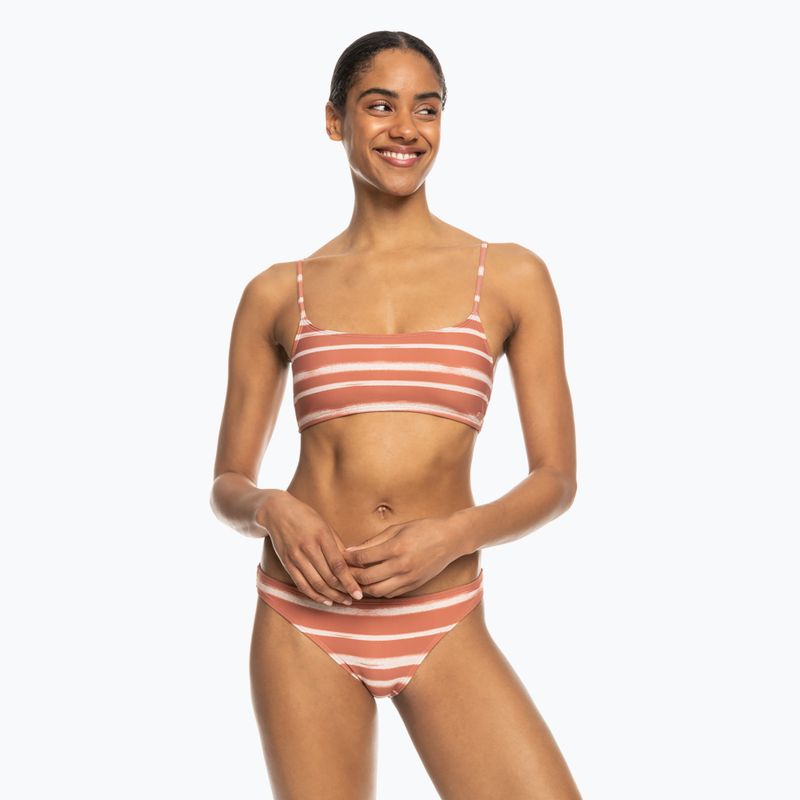 Γυναικείο μαγιό σε δύο κομμάτια ROXY PT Beach Classics cedar wood happy stripe