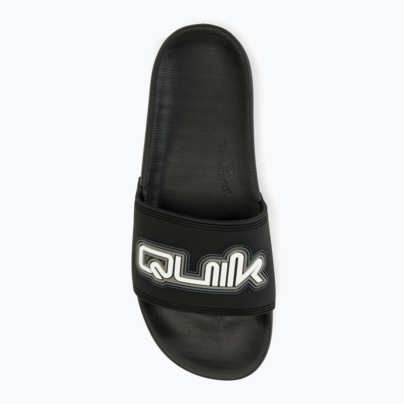 Ανδρικές παντόφλες Quiksilver Rivi Wordmark Slide II black 1 5