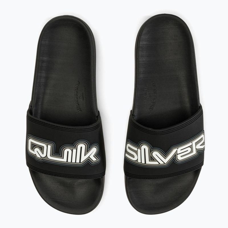 Ανδρικές παντόφλες Quiksilver Rivi Wordmark Slide II black 1 8