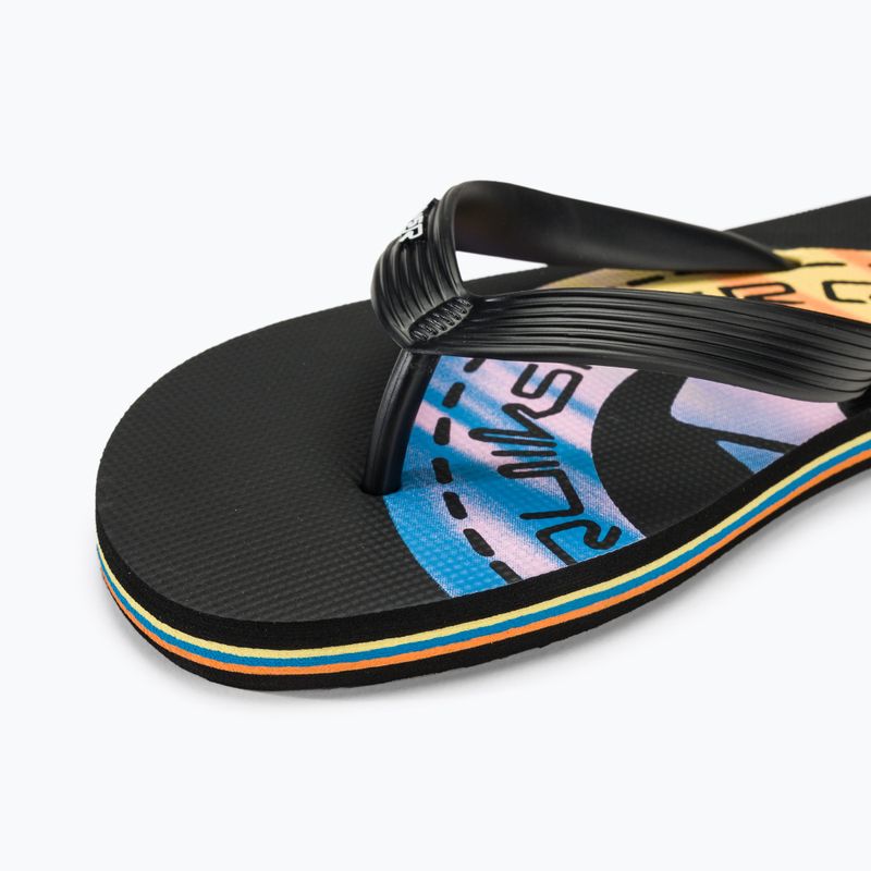 Ανδρικές σαγιονάρες Quiksilver Molokai Art II black/black/orange 7