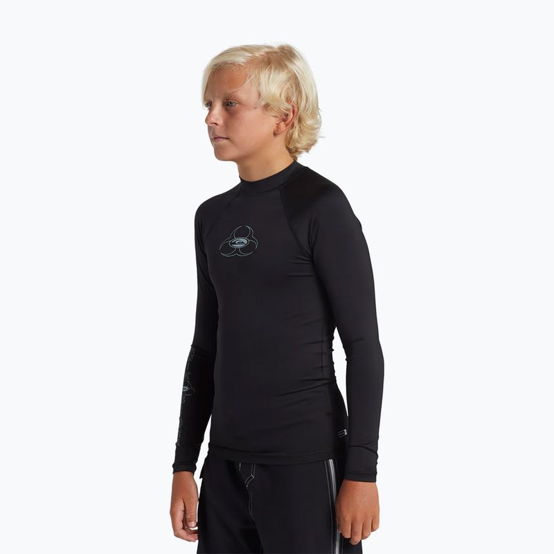 Παιδικό μακρυμάνικο κολύμβησης Quiksilver Saturn UPF50 black 2