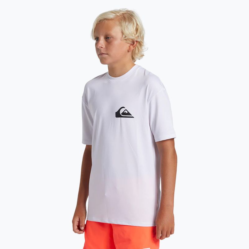 Παιδικό μπλουζάκι κολύμβησης Quiksilver Everyday Surf Tee white 3