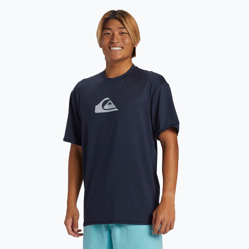 Ανδρικό μπλουζάκι κολύμβησης Quiksilver Everyday Surf Tee dark navy 3