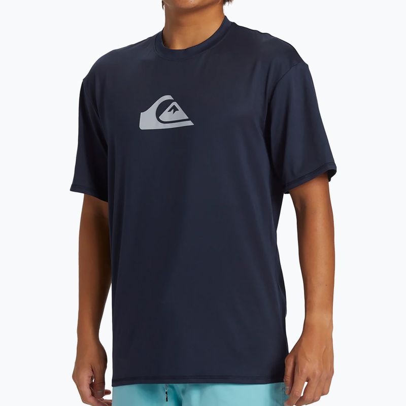 Ανδρικό μπλουζάκι κολύμβησης Quiksilver Everyday Surf Tee dark navy 4