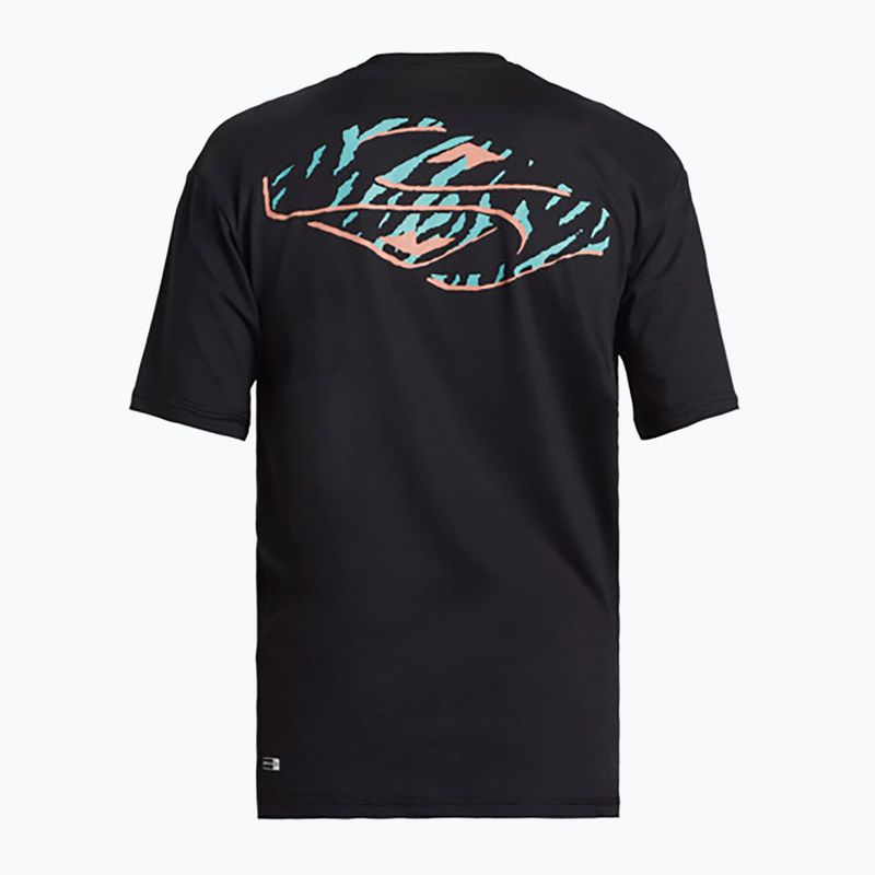 Παιδικό μπλουζάκι κολύμβησης Quiksilver Everyday Surf Tee black/white 6