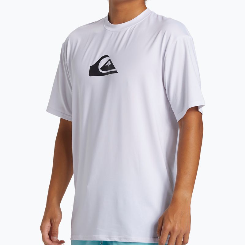 Ανδρικό μπλουζάκι κολύμβησης Quiksilver Everyday Surf Tee white 4