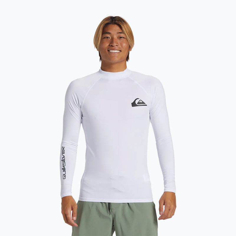 Ανδρικό μακρυμάνικο κολύμβησης Quiksilver Everyday UPF50 white