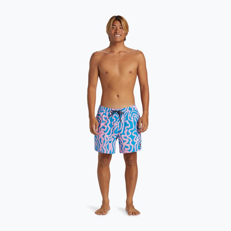 Ανδρικό σορτς κολύμβησης Quiksilver Surfsilk Mix Volley 16 prism pink 2