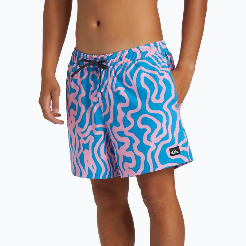 Ανδρικό σορτς κολύμβησης Quiksilver Surfsilk Mix Volley 16 prism pink 4