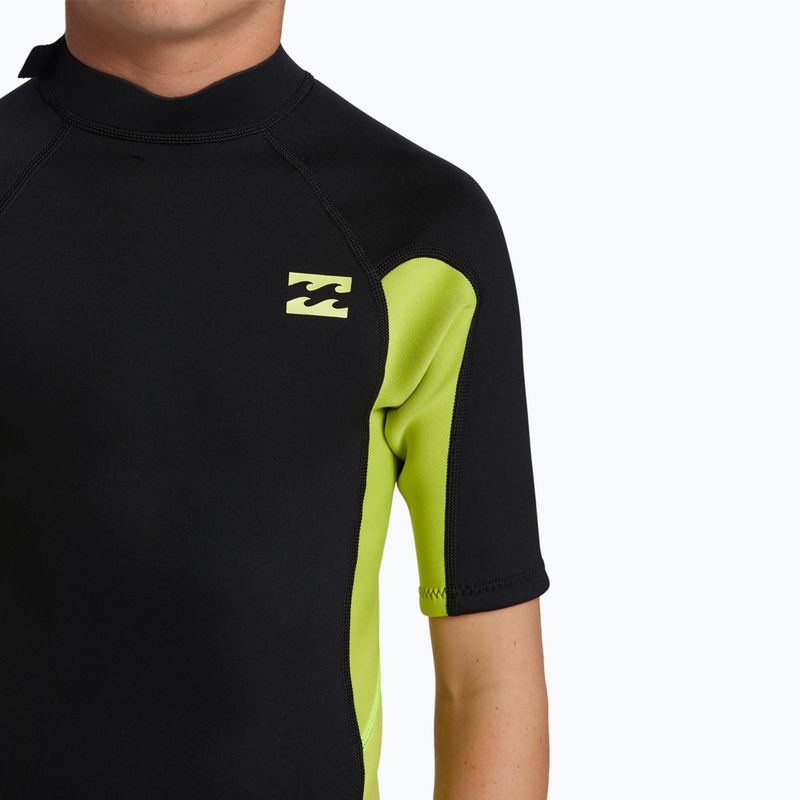 Παιδική στολή κολύμβησης Billabong 2 mm Foil BZ FL fluro lime 5