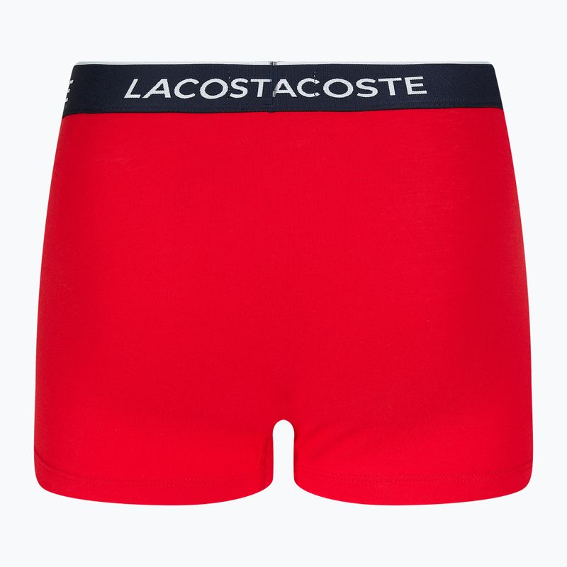 Lacoste σορτς μποξεράκι 5H3389 W64 3 ζευγάρια μπλε/κόκκινο μεθυλένιο 6