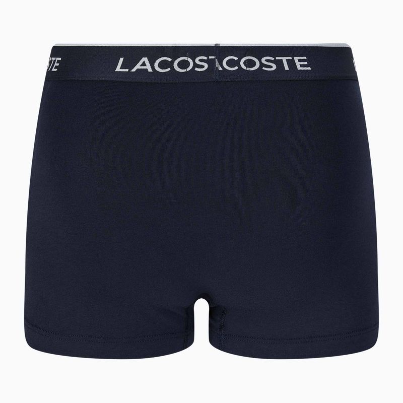 Lacoste σορτς μποξεράκι 5H3389 W64 3 ζευγάρια μπλε/κόκκινο μεθυλένιο 9