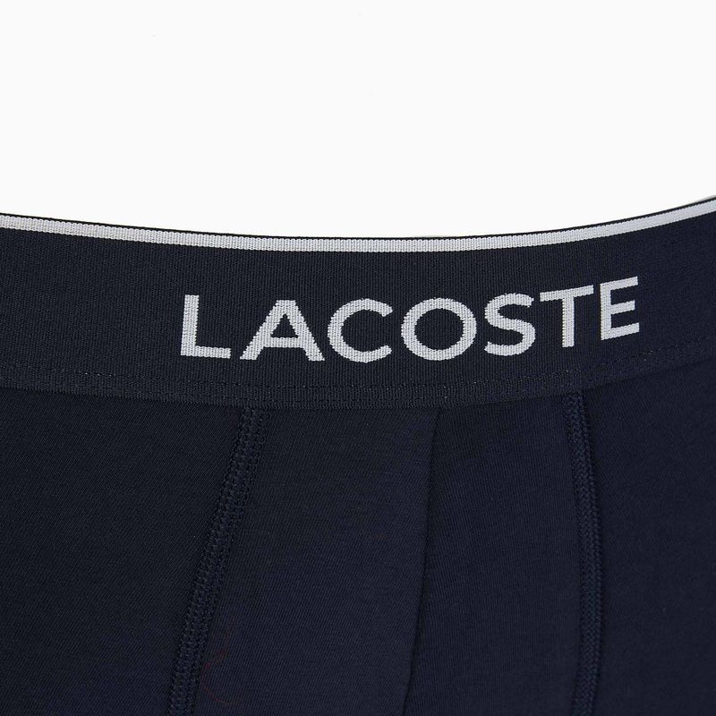 Lacoste σορτς μποξεράκι 5H3389 W64 3 ζευγάρια μπλε/κόκκινο μεθυλένιο 10