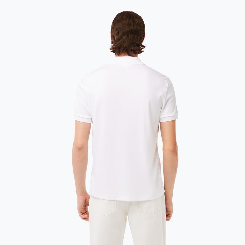 Ανδρικό μπλουζάκι πόλο Lacoste DH2050 white 2