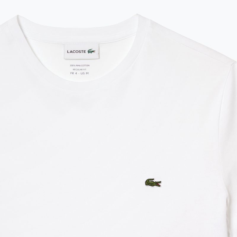 Ανδρική μπλούζα Lacoste TH6709 white 4