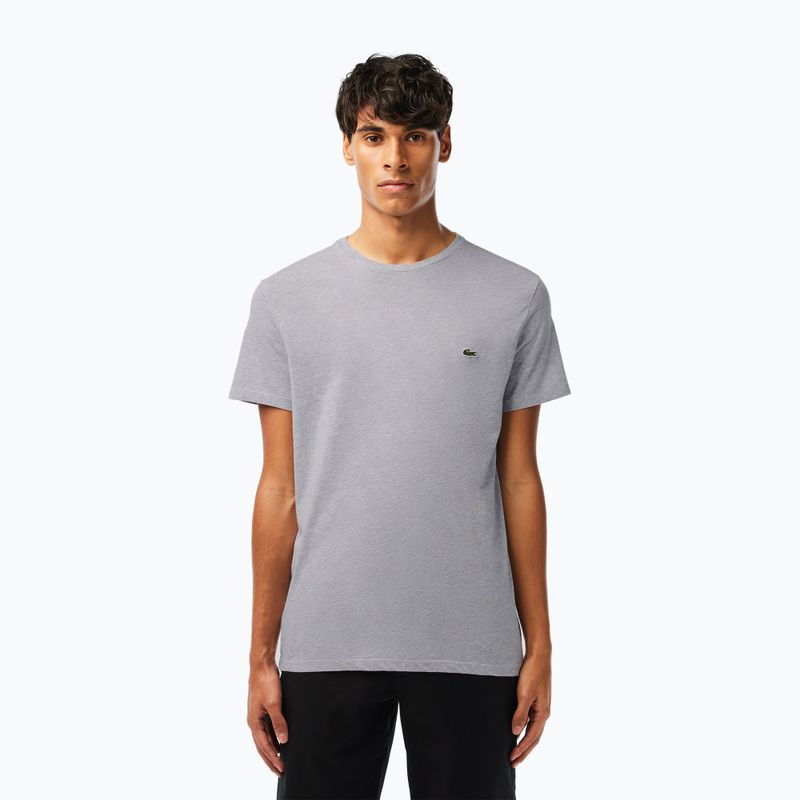 Ανδρική μπλούζα Lacoste TH6709 silver chine