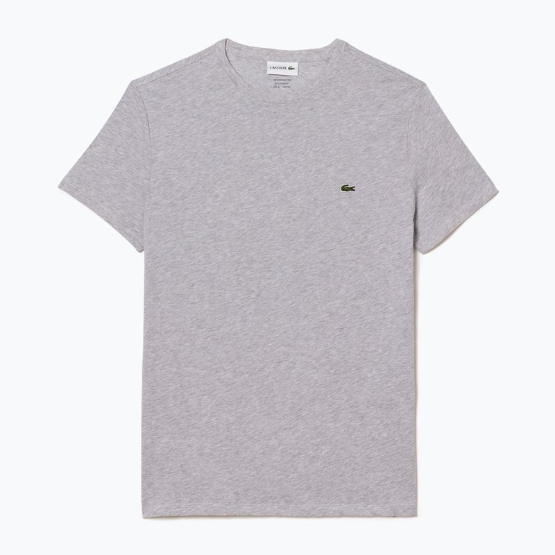 Ανδρική μπλούζα Lacoste TH6709 silver chine 4