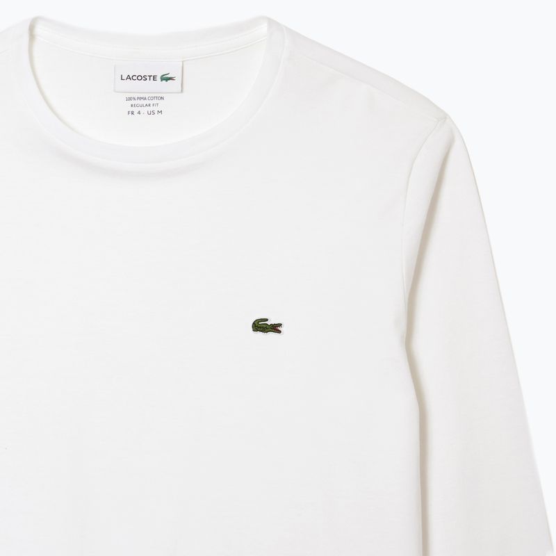 Ανδρικό μακρυμάνικο Lacoste TH6712 white 5