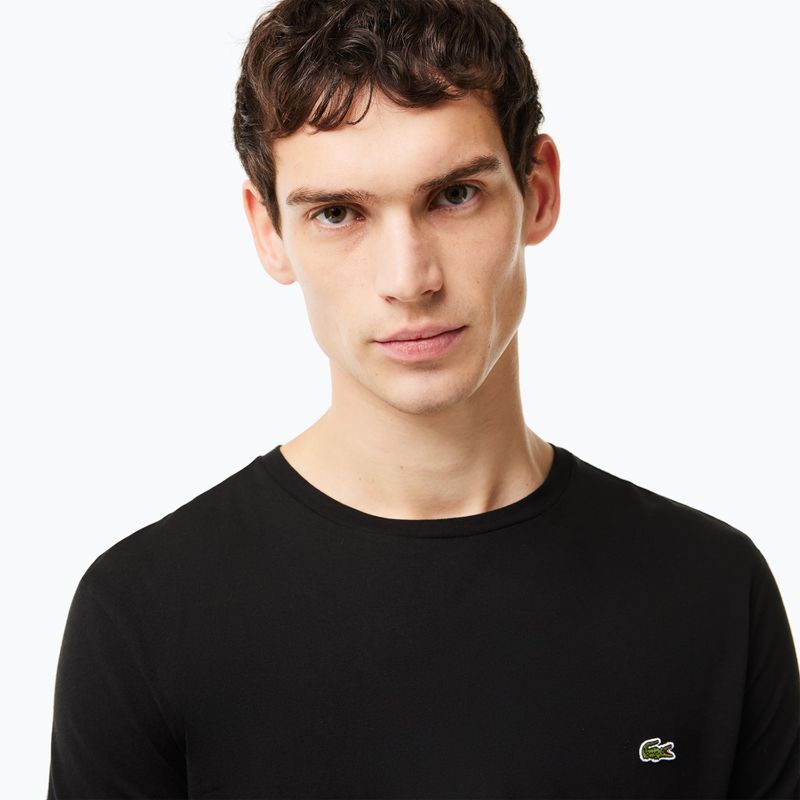 Ανδρικό μακρυμάνικο Lacoste TH6712 black 3