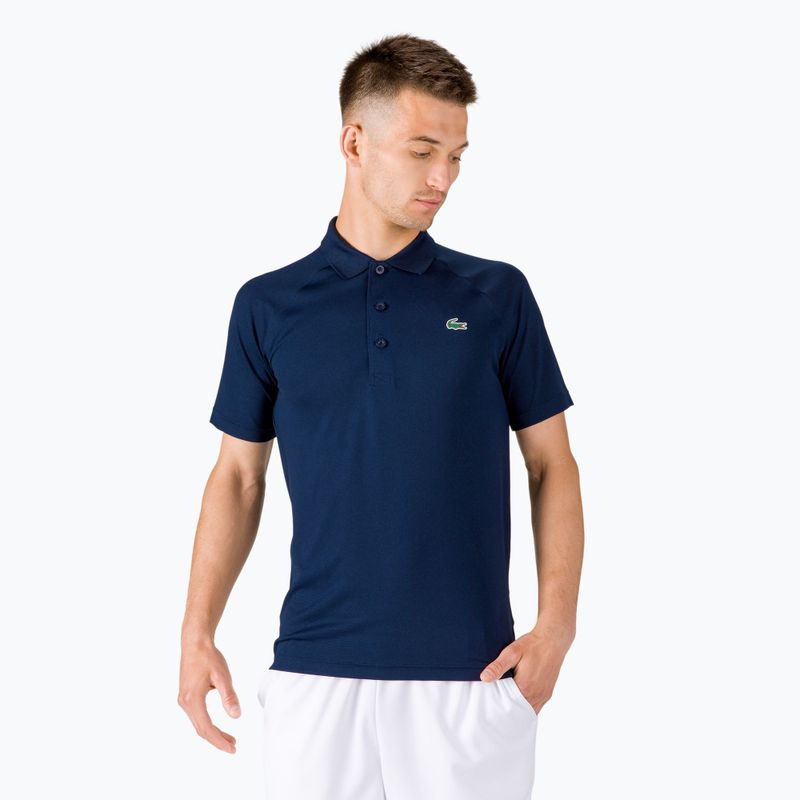 Lacoste ανδρικό μπλουζάκι πόλο τένις μπλε DH3201