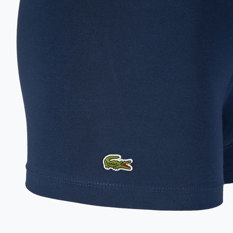 Lacoste σορτς μποξεράκι 5H1803 BCK 3 ζευγάρια μπλε/λευκό/ασημί πορσελάνη 9