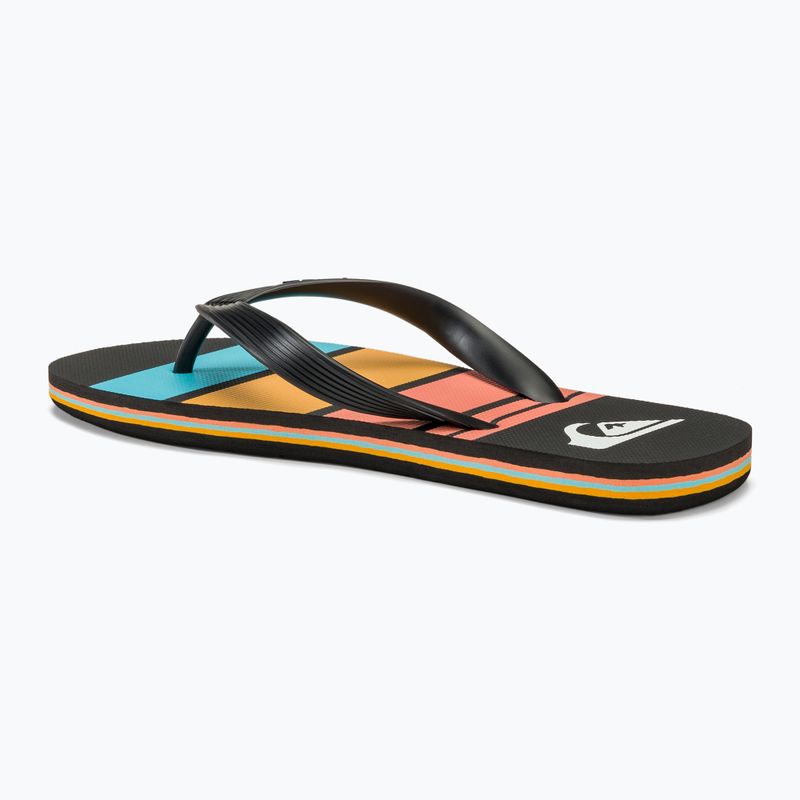 Ανδρικές σαγιονάρες Quiksilver Molokai Stripe black 1 3