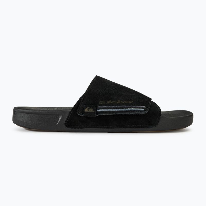 Ανδρικές παντόφλες Quiksilver Rivi Suede black 1 2