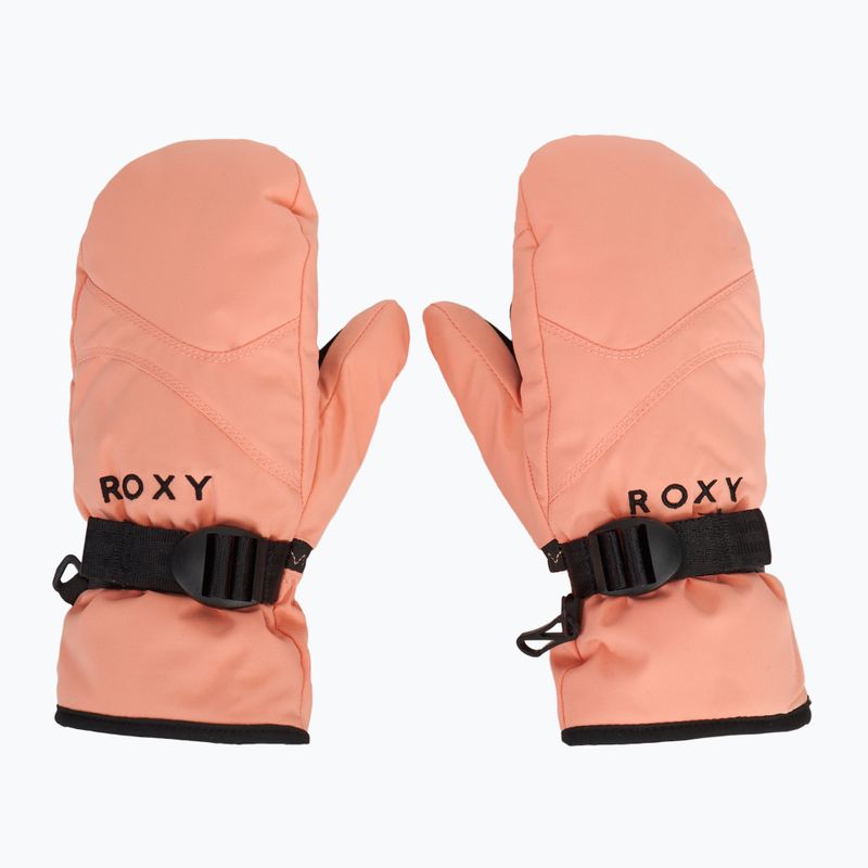 Παιδικά γάντια snowboard ROXY Roxy Roxy Jetty Girl Solid Mitt ροδακινί ροζ 3